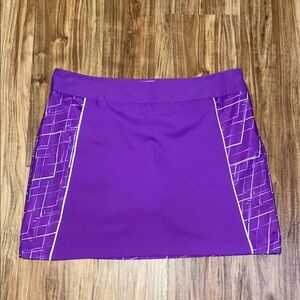 Adidas Women's Skort 16 skirt purple Climacool purple white athletic golf tennis